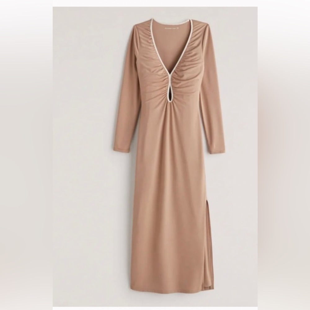Abercrombie and Fitch dress, size S/P,  tan. New